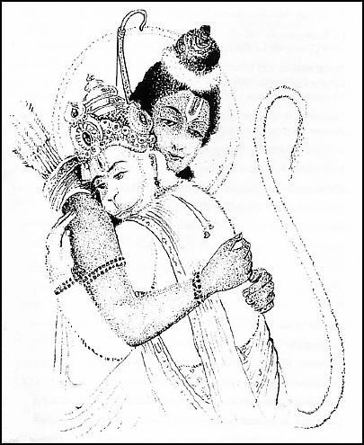 Rama et Hanu Man